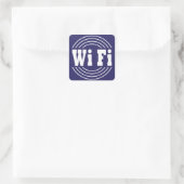 Sticker Carré connexion wifi (Sac)