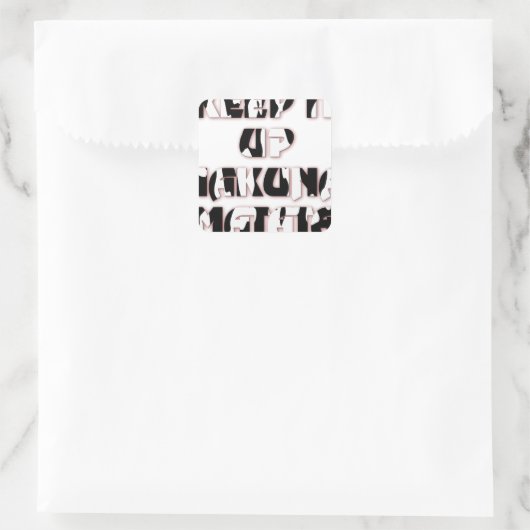 Sticker Carré Conserver / Hakuna Matata (Sac)