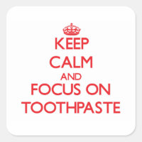 Conserver le calme et se concentrer sur le dentifr