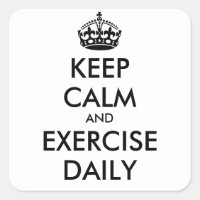 CONSERVEZ CALME ET EXERCICE QUOTIDIEN - texte pers