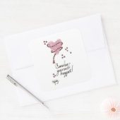Sticker Carré Considérez-vous comme encombré (Enveloppe)