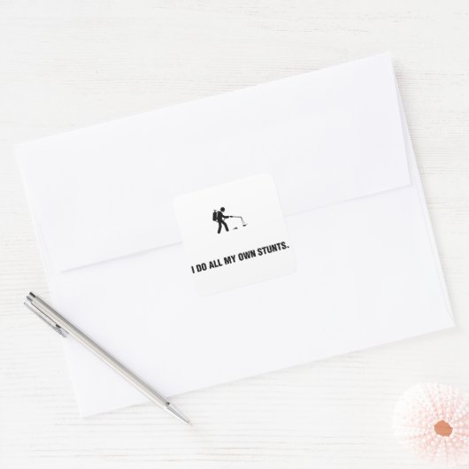 Sticker Carré Contrôleur de parasites (Enveloppe)