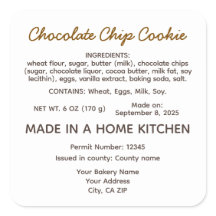 Cookie aux pépites de chocolat Cottage California