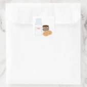 Sticker Carré Cookies Lait (Sac)