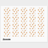 Sticker Carré cookies sur blanc (Feuille)