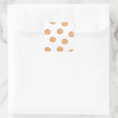 Sticker Carré cookies sur blanc (Sac)
