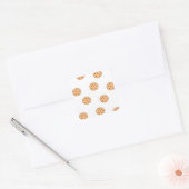 Sticker Carré cookies sur blanc (Enveloppe)