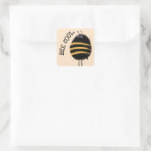 Sticker Carré Cool Bee (Sac)
