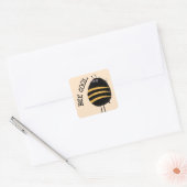 Sticker Carré Cool Bee (Enveloppe)