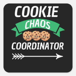 Sticker Carré Coordinateur Cookie Chaos Coordinateur Scouting Lo