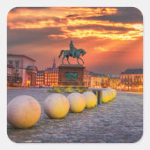 Sticker Carré Copenhague (Devant)