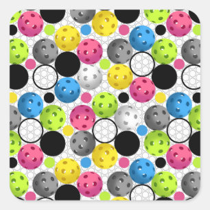 Sticker Carré Copie de Pickleball