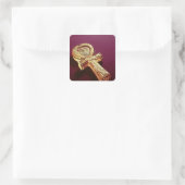 Sticker Carré Coque miroir sous forme de cheville 2 (Sac)