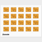 Sticker Carré coquilles et fromage (Feuille)