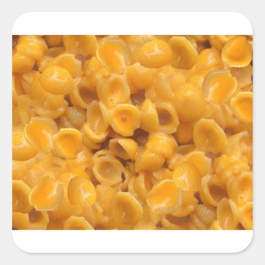 Sticker Carré coquilles et fromage (Devant)