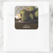 Sticker Carré Coquito Coconut Classic (Sac)