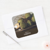 Sticker Carré Coquito Coconut Classique (Enveloppe)