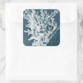 Sticker Carré Corail azur I (Sac)