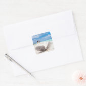 Sticker Carré Coral branch (Enveloppe)