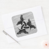 Sticker Carré Corne d'Odin (Enveloppe)