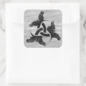 Sticker Carré Corne d'Odin (Sac)