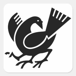 Sticker Carré Corneille de Yata