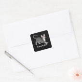 Sticker Carré Cornish Rex (Enveloppe)