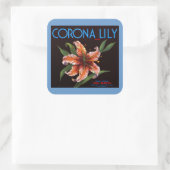 Sticker Carré Corona Lily (Sac)