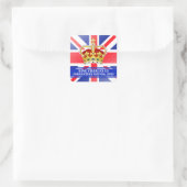 Sticker Carré Coronation du roi Charles III (Sac)