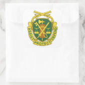 Sticker Carré Corps de police militaire (Sac)