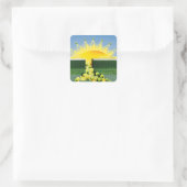 STICKER CARRÉ CORRESPONDANCE SOLEIL (Sac)