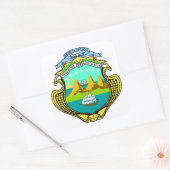 Sticker Carré costa rica (Enveloppe)