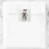 Sticker Carré Costume de ballet (Sac)