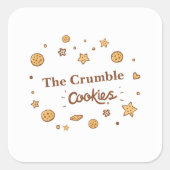 Sticker Carré Cosy Cookie Delties (Devant)