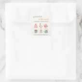 Sticker Carré Cosy Scandi Joyeuses Fêtes Essentiel hiver (Sac)