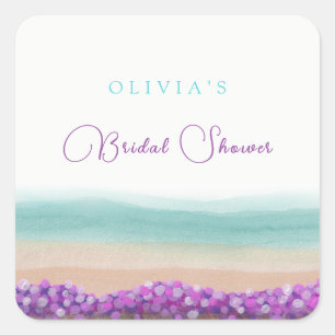 Sticker Carré Côte d'azur en Fête des mariées de fleurs