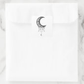 Sticker Carré Côté lumière de la lune (Sac)