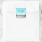 Sticker Carré Côte nationale des îles Gulf Mississippi Floride (Sac)