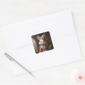 Sticker Carré Cotillion Bunny (Enveloppe)