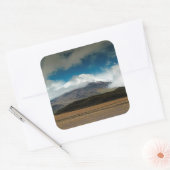 Sticker Carré Cotopaxi, Équateur (Enveloppe)