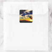 Sticker Carré Coucher de soleil (Sac)