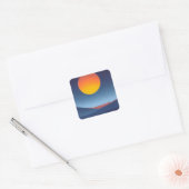 Sticker Carré Coucher du soleil (Enveloppe)