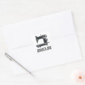 Sticker Carré Coudre - Ne soyez pas effrayé (Enveloppe)