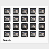 STICKER CARRÉ COULE ! ! ! (Feuille)