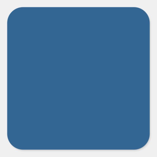 Sticker Carré Couleur bleu classique (Devant)