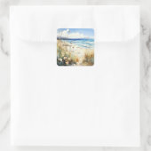 Sticker Carré Couleur d'eau Ocean Seascape (Sac)