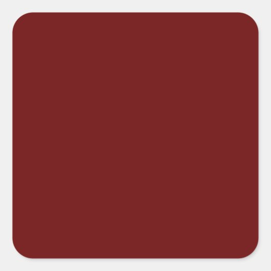 Sticker Carré couleur rouge (Devant)