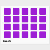 Sticker Carré couleur violet foncé (Feuille)