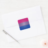 Sticker Carré Couleurs Bi Pride (Enveloppe)