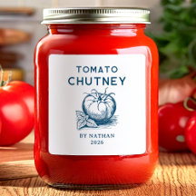 Couleurs personnalisées chutney tomate